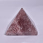 STRAWBERRY QUARTZ CRYSTAL PYRAMID P948