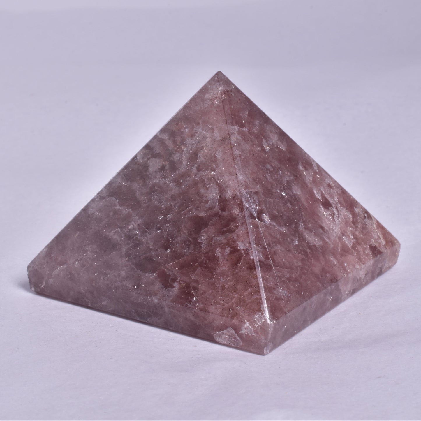 STRAWBERRY QUARTZ CRYSTAL PYRAMID P948