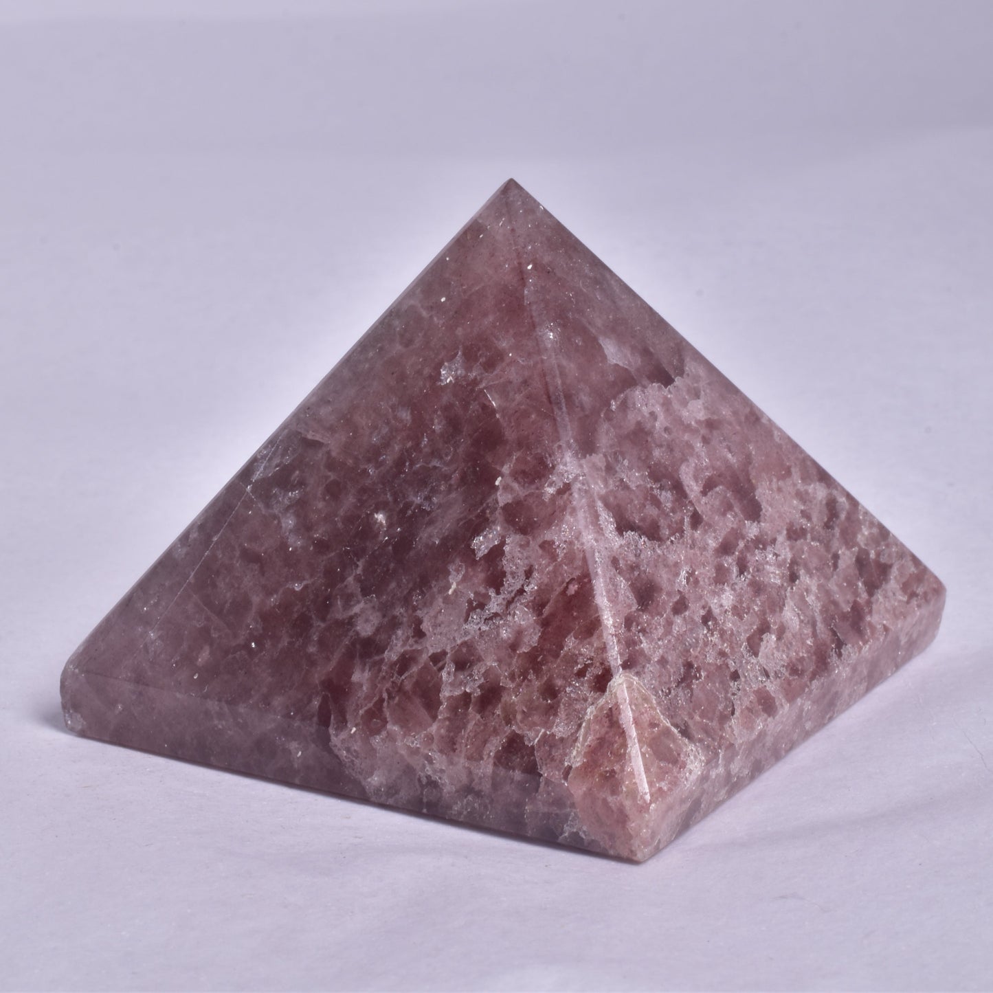 STRAWBERRY QUARTZ CRYSTAL PYRAMID P948