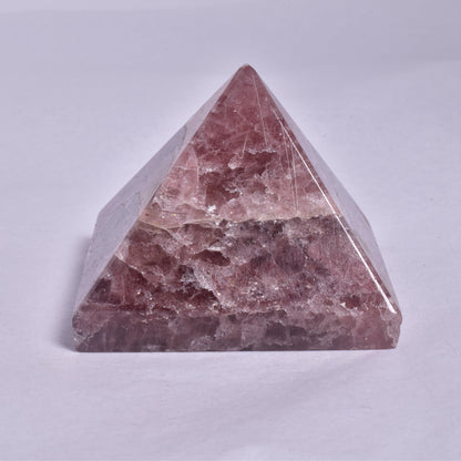 STRAWBERRY QUARTZ CRYSTAL PYRAMID P947