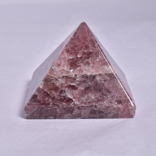 STRAWBERRY QUARTZ CRYSTAL PYRAMID P947