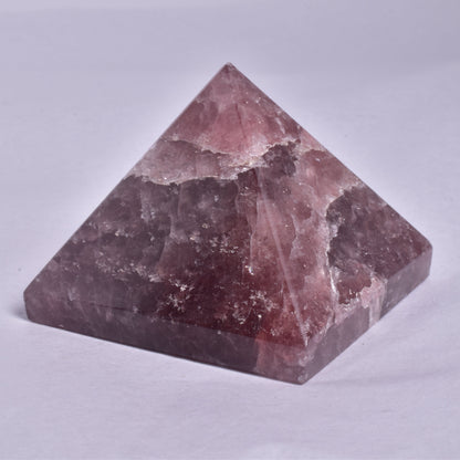 STRAWBERRY QUARTZ CRYSTAL PYRAMID P947