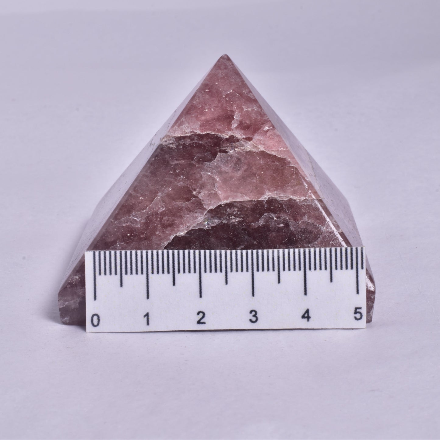 STRAWBERRY QUARTZ CRYSTAL PYRAMID P947
