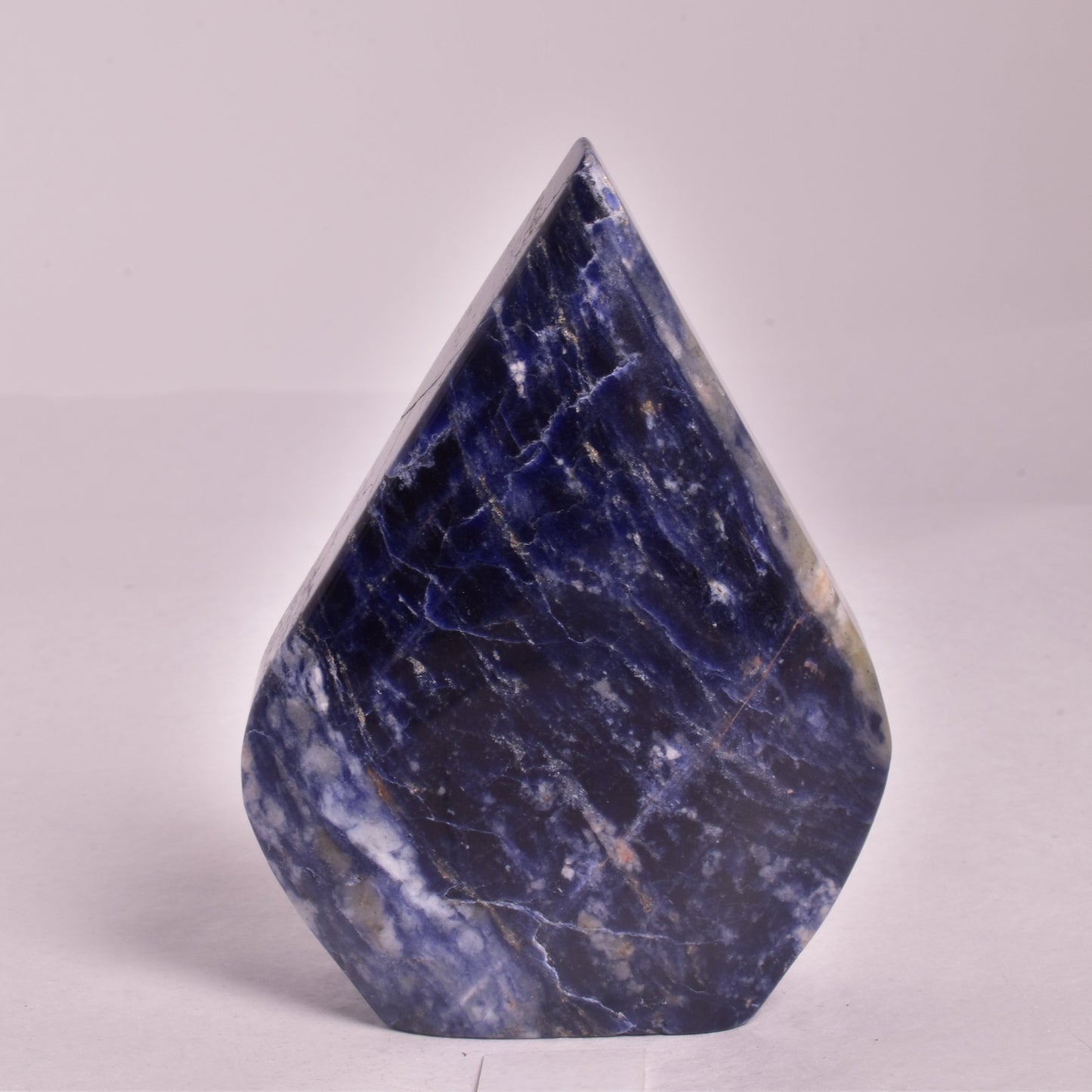 SODALITE CRYSTAL POLISHED FLAME P140