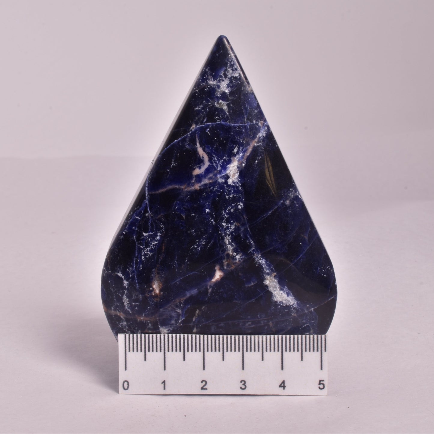 SODALITE CRYSTAL POLISHED FLAME P141