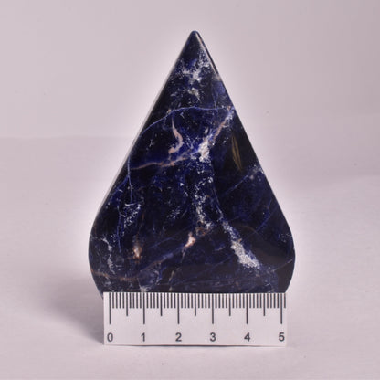 SODALITE CRYSTAL POLISHED FLAME P141