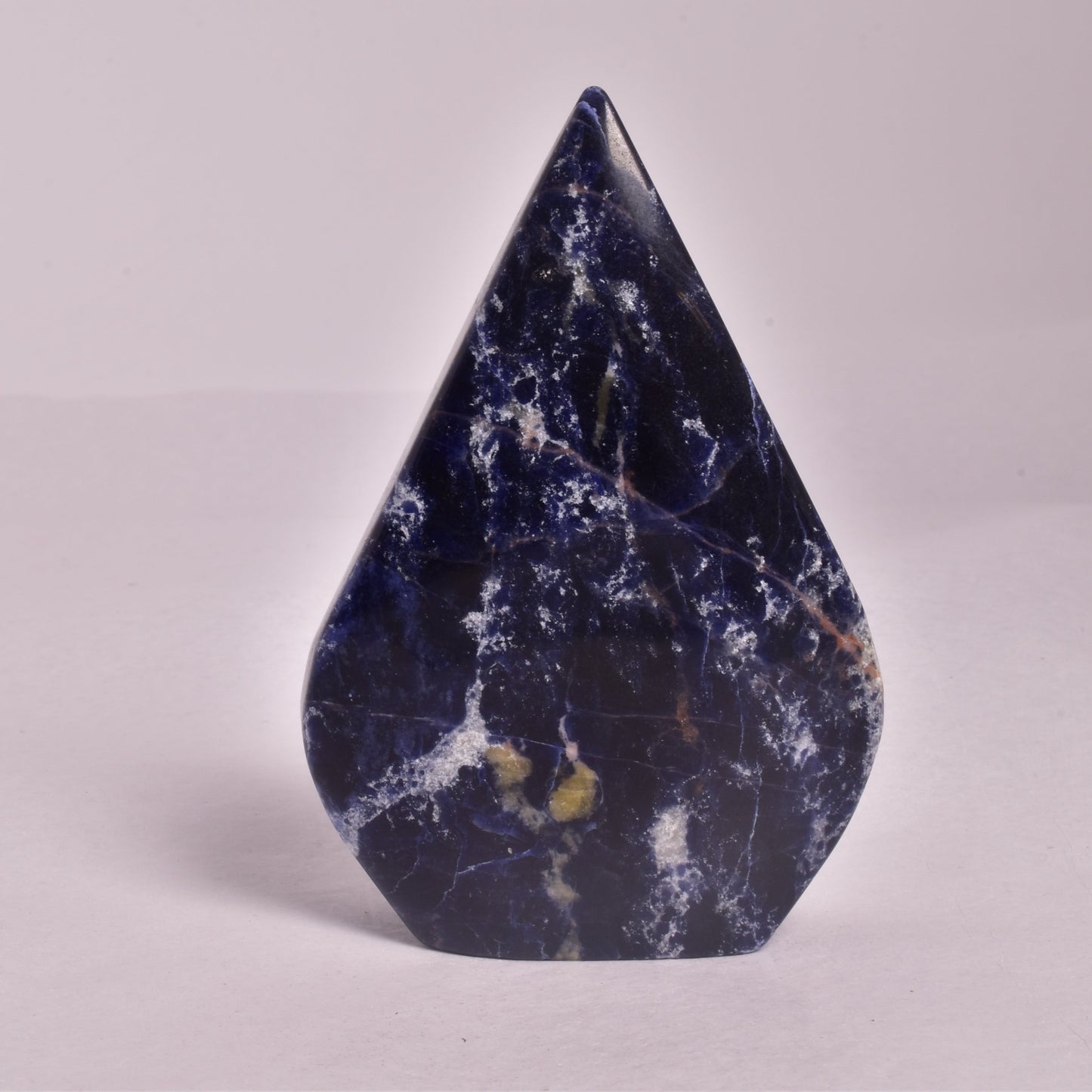 SODALITE CRYSTAL POLISHED FLAME P141