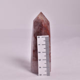 FIRE QUARTZ CRYSTAL 6 SIDED POINT GENERATOR P152