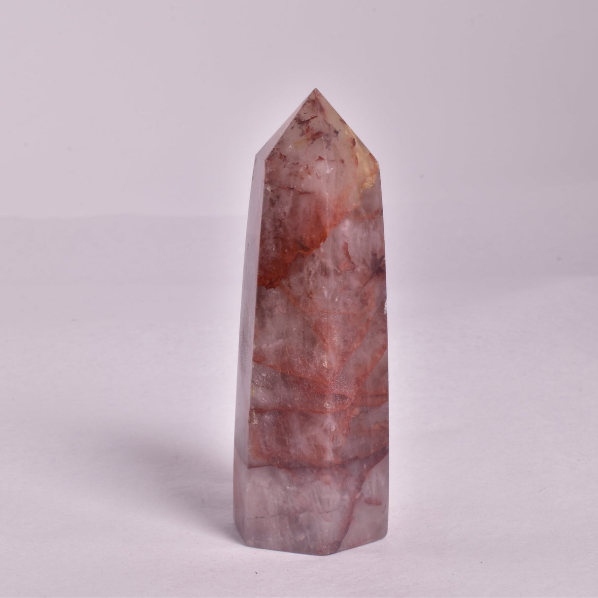 FIRE QUARTZ CRYSTAL 6 SIDED POINT GENERATOR P152