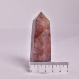 FIRE QUARTZ CRYSTAL 6 SIDED POINT GENERATOR P152