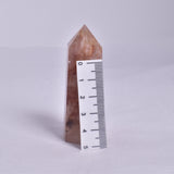 FIRE QUARTZ CRYSTAL 6 SIDED POINT GENERATOR P155