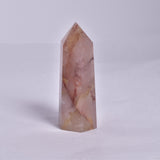 FIRE QUARTZ CRYSTAL 6 SIDED POINT GENERATOR P155