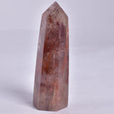 FIRE QUARTZ CRYSTAL 6 SIDED POINT GENERATOR P163