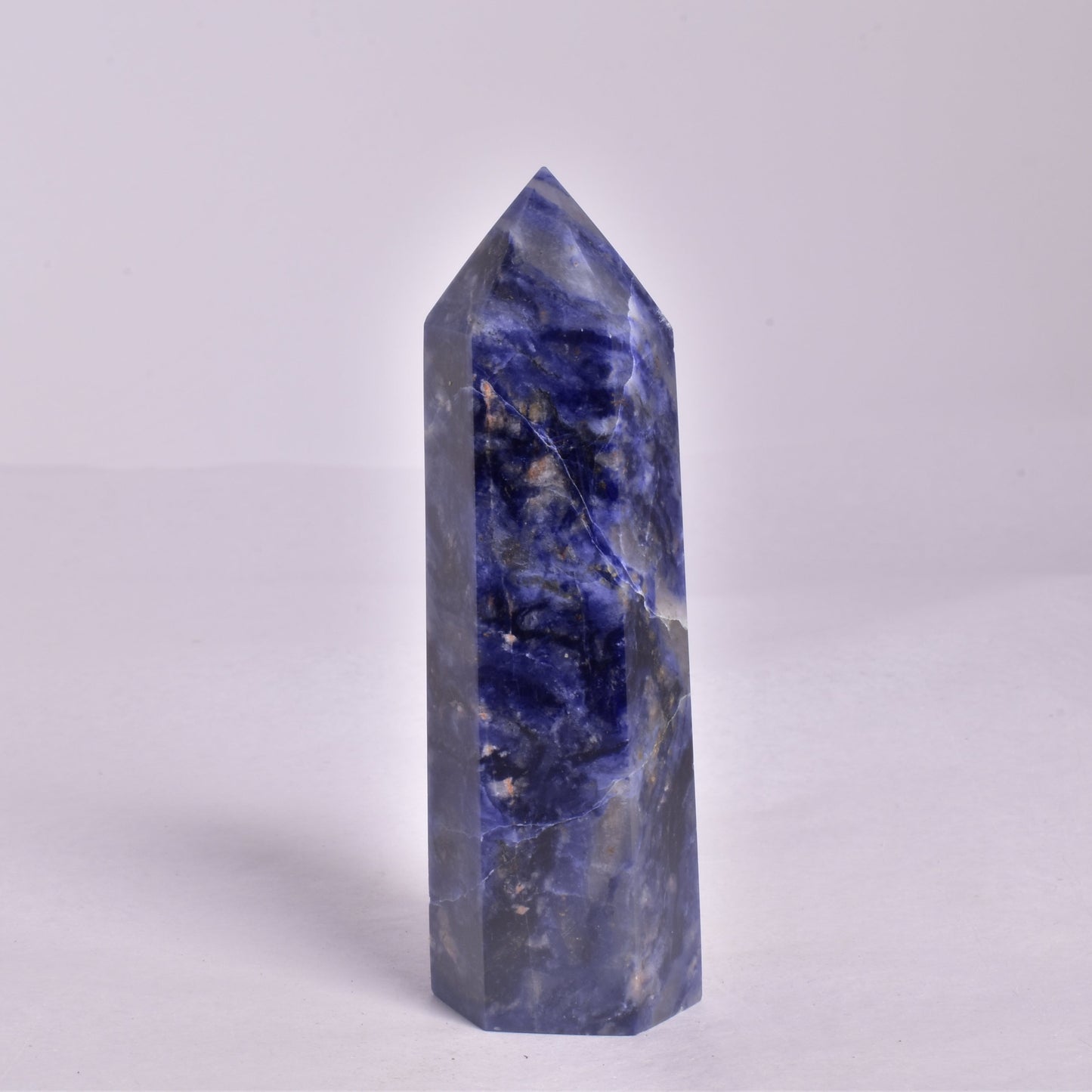 SODALITE CRYSTAL 6 SIDED POINT GENERATOR P183