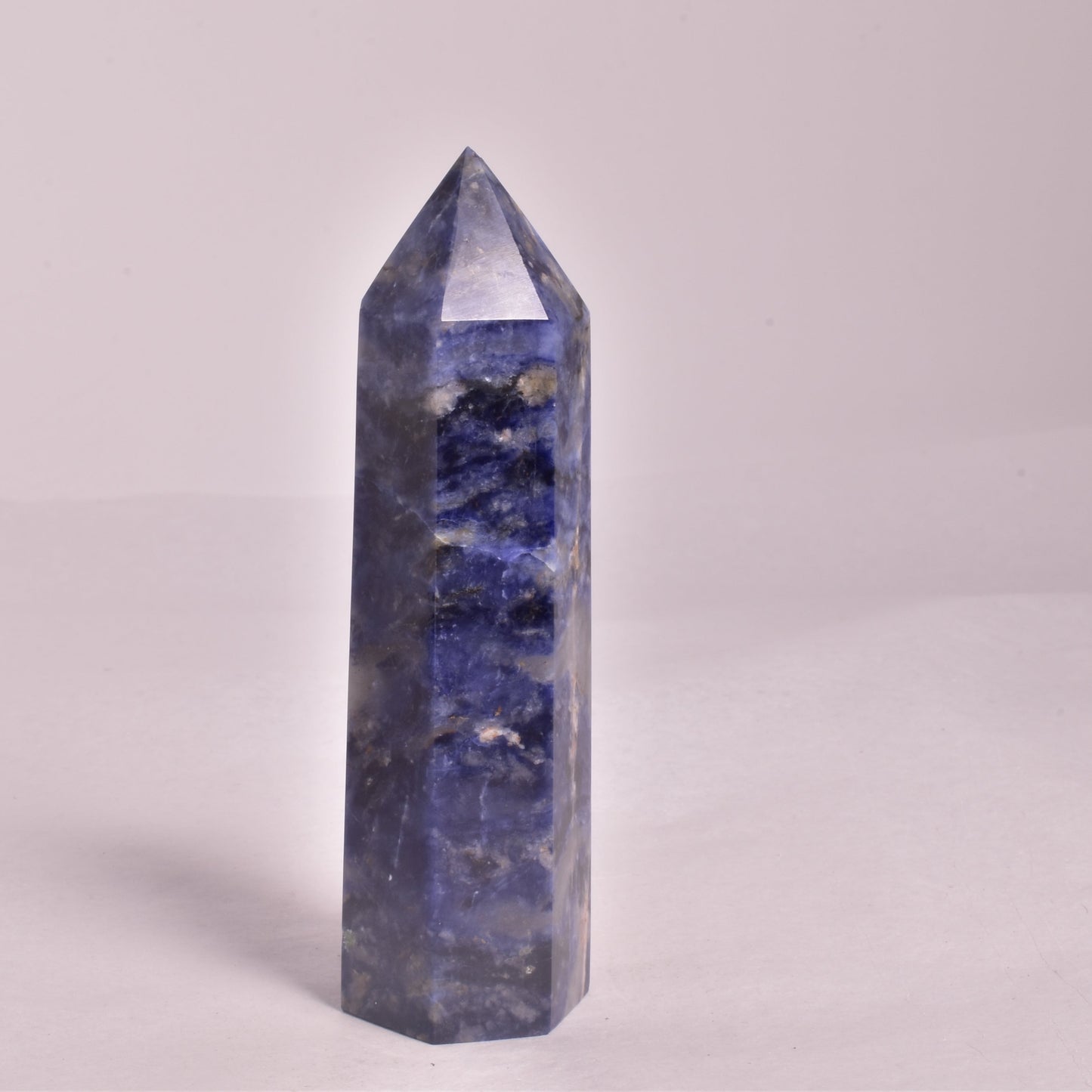 SODALITE CRYSTAL 6 SIDED POINT GENERATOR P184