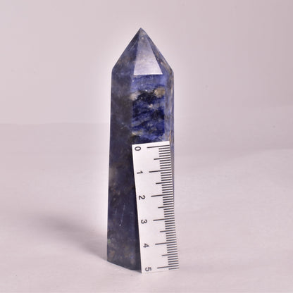 SODALITE CRYSTAL 6 SIDED POINT GENERATOR P184