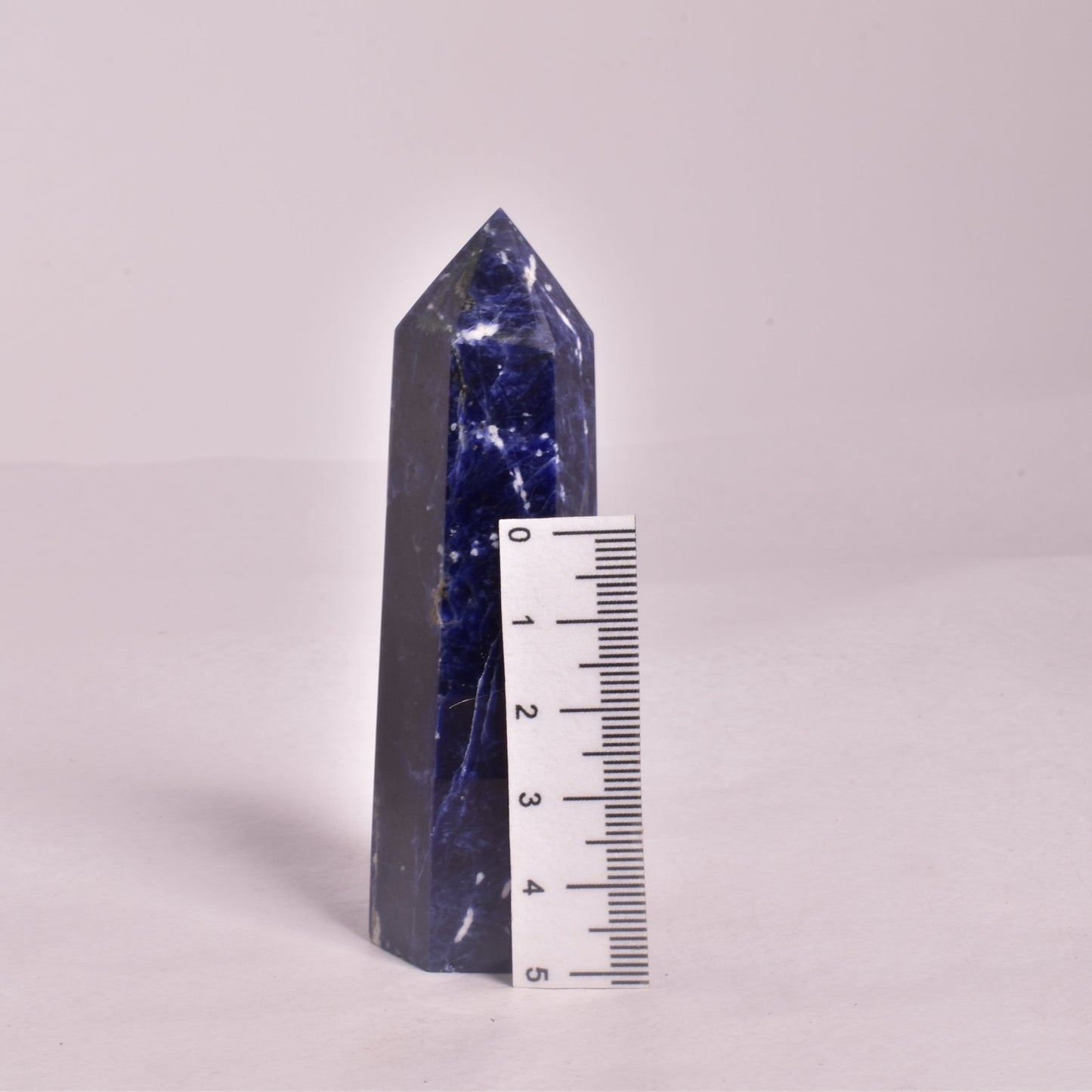 SODALITE CRYSTAL 6 SIDED POINT GENERATOR P185