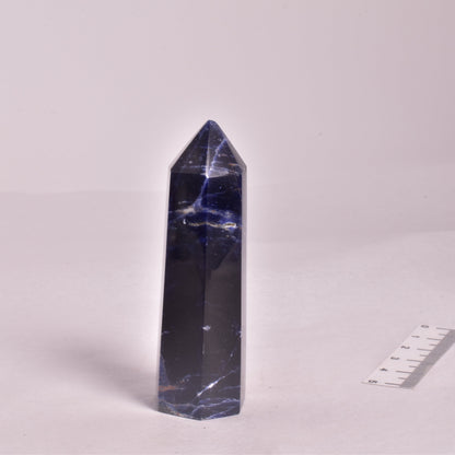 SODALITE CRYSTAL 6 SIDED POINT GENERATOR P171