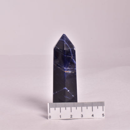 SODALITE CRYSTAL 6 SIDED POINT GENERATOR P171