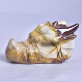 MOOKAITE DRAGON HEAD CARVING P329