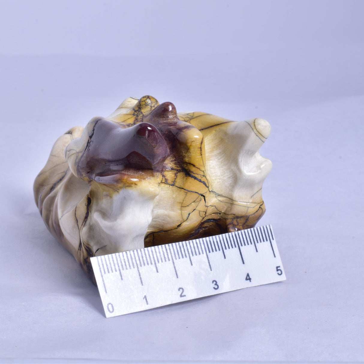 MOOKAITE DRAGON HEAD CARVING P329