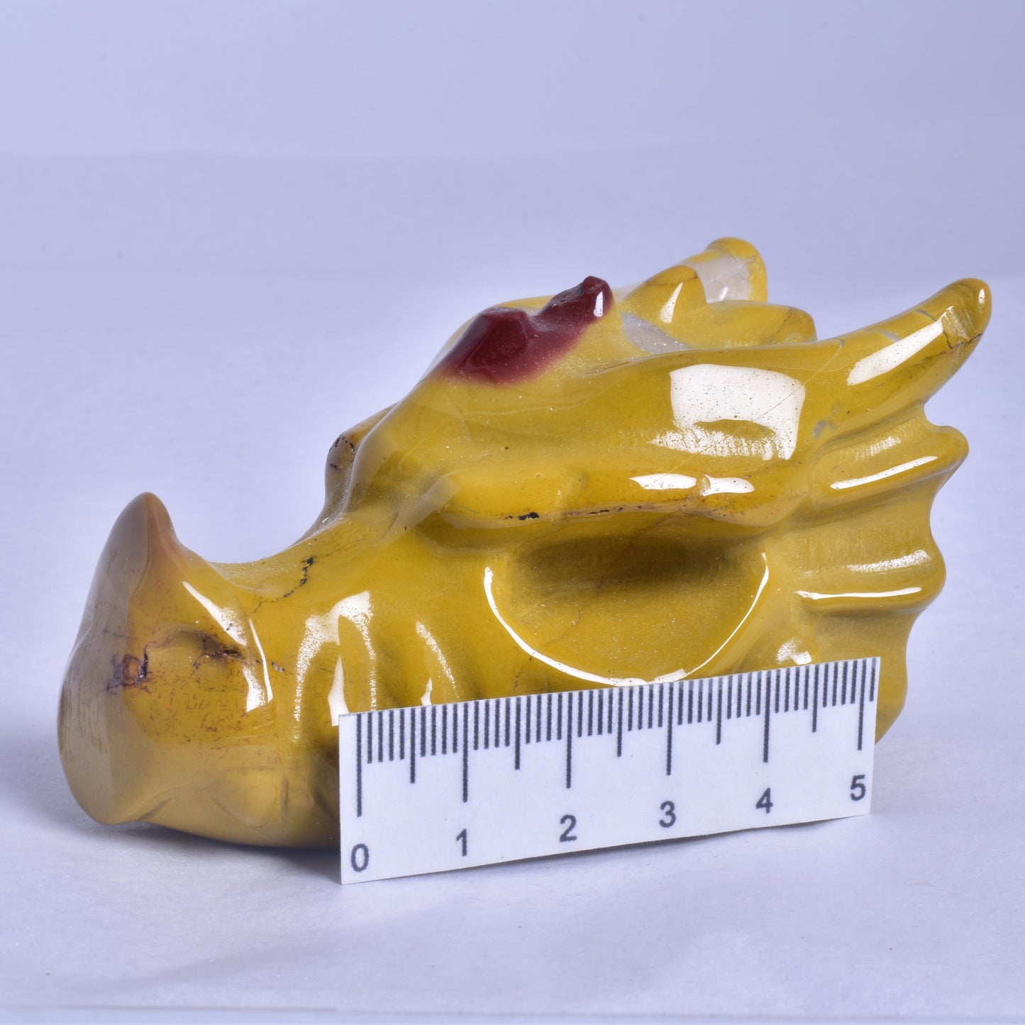 MOOKAITE DRAGON HEAD CARVING P333