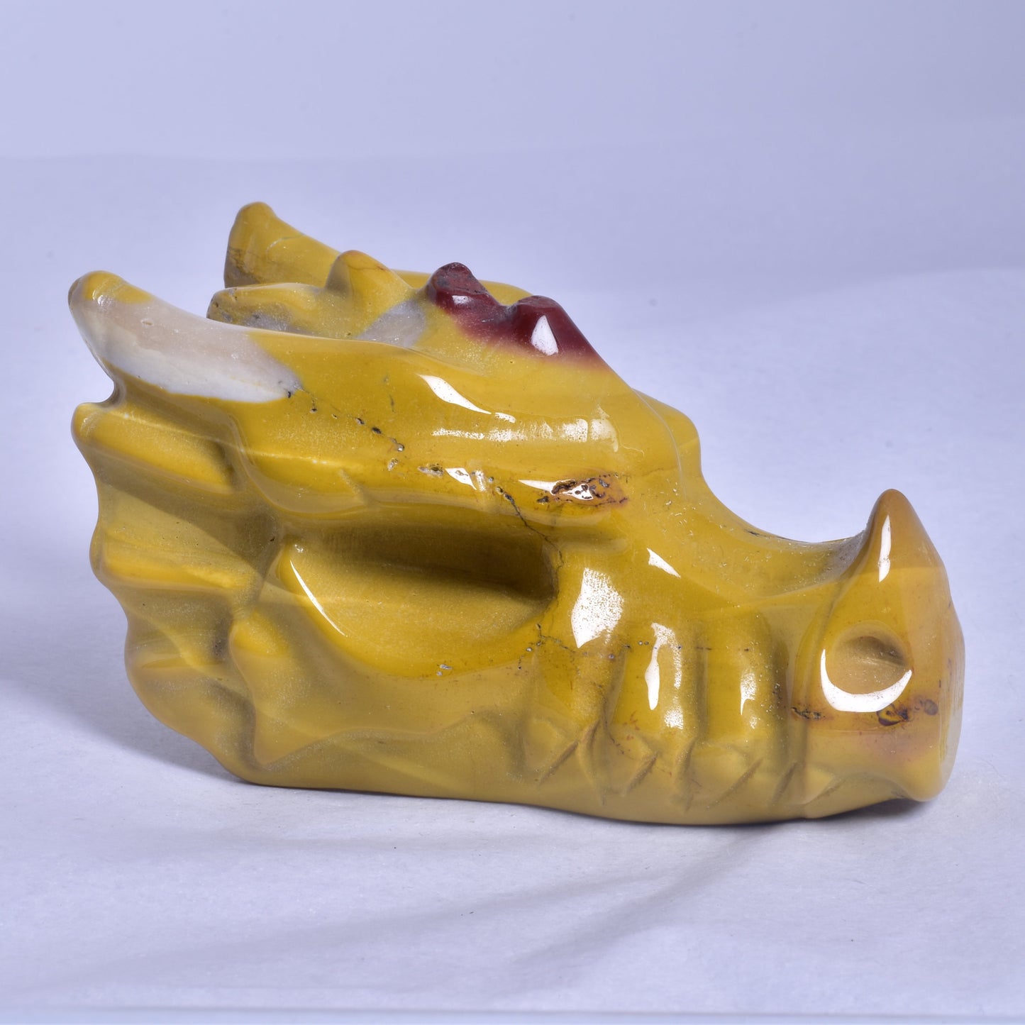 MOOKAITE DRAGON HEAD CARVING P333