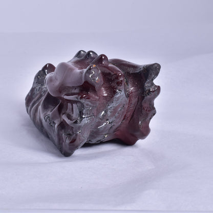 MOOKAITE DRAGON HEAD CARVING P334