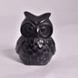 OBSIDIAN OWL CARVING P345