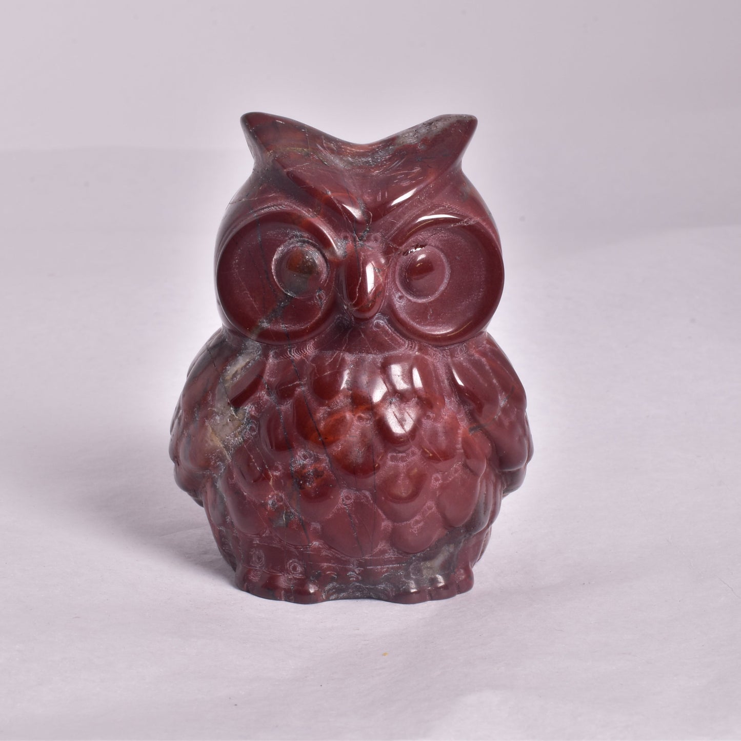 JASPER OWL CARVING P358