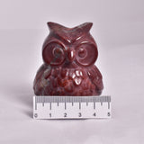 JASPER OWL CARVING P358