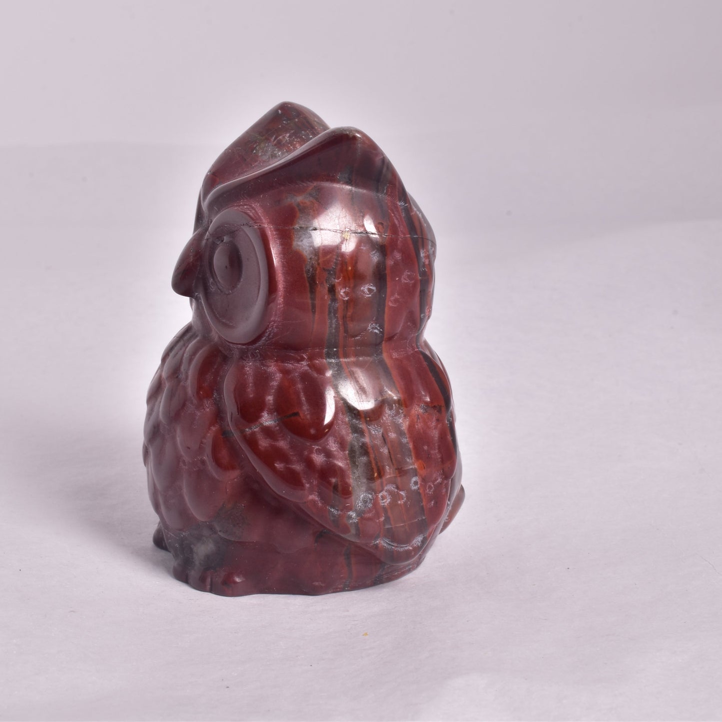 JASPER OWL CARVING P358