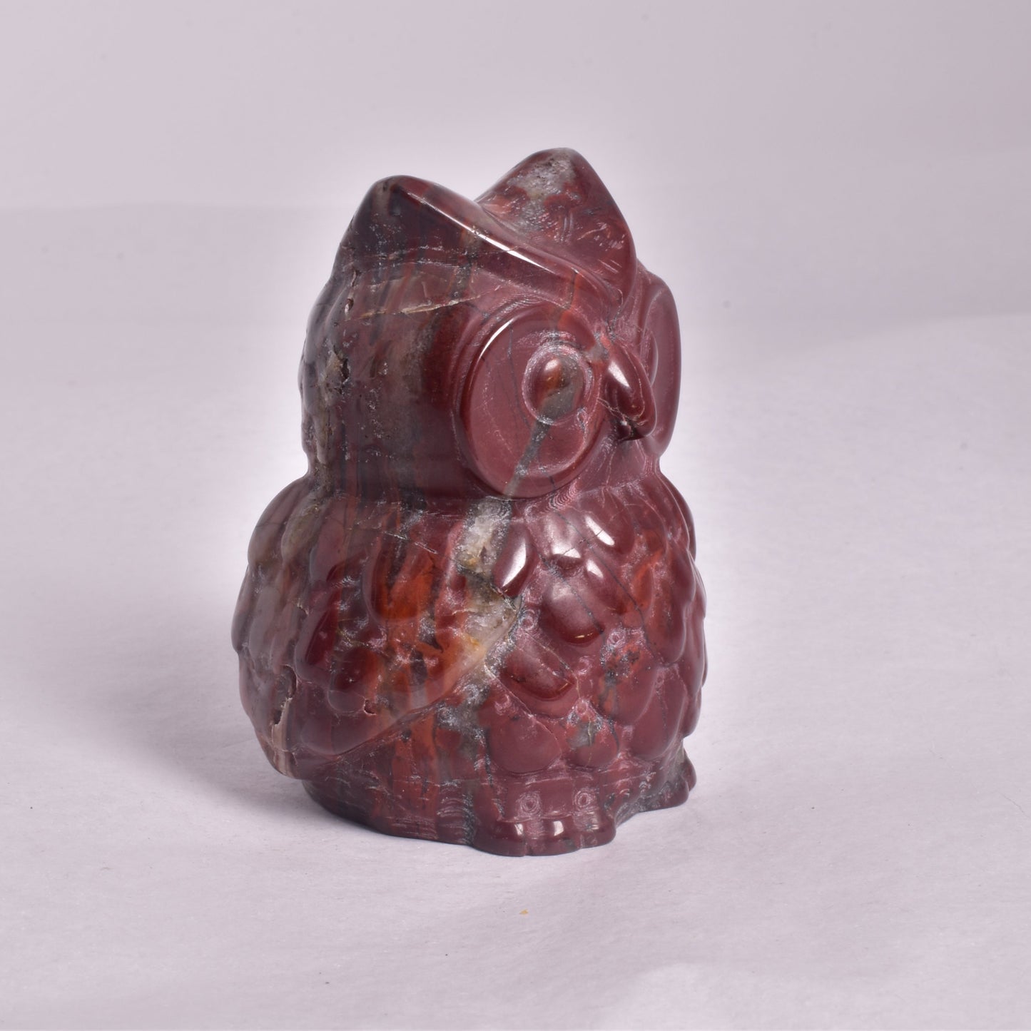 JASPER OWL CARVING P358