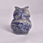 SODALITE OWL CARVING P353