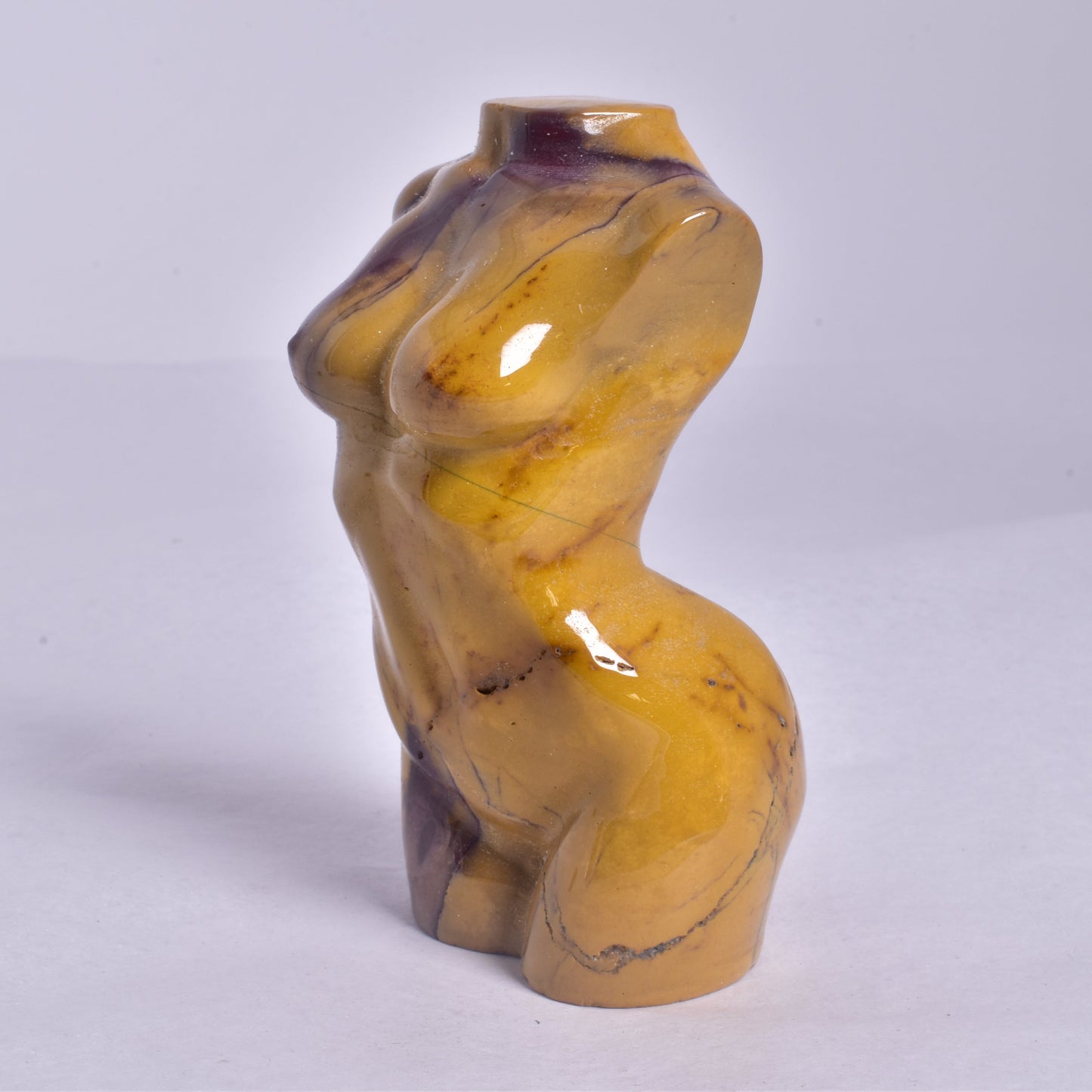 MOOKAITE FEMALE BODY FIGURE CARVING P343
