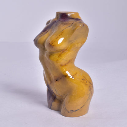 MOOKAITE FEMALE BODY FIGURE CARVING P343