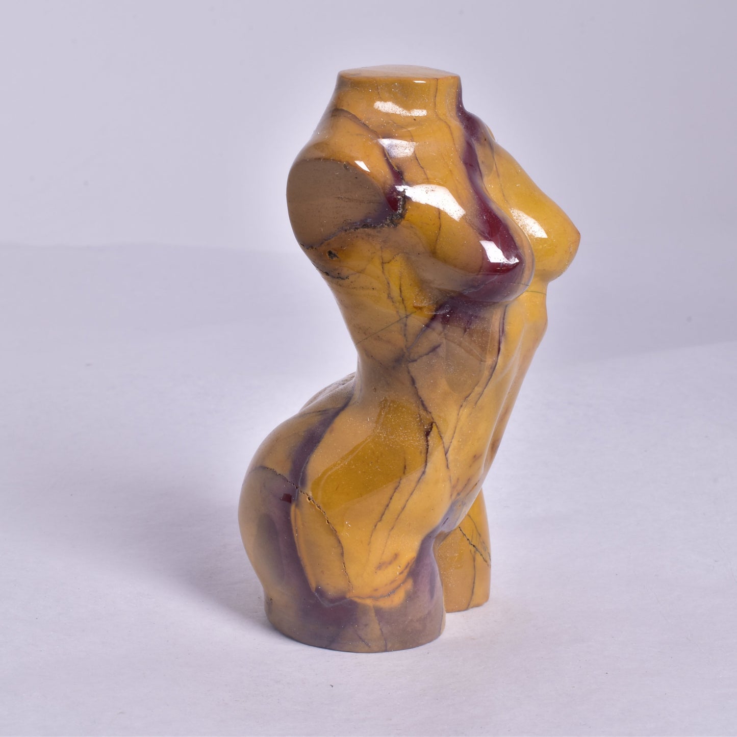 MOOKAITE FEMALE BODY FIGURE CARVING P343
