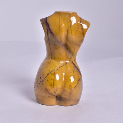 MOOKAITE FEMALE BODY FIGURE CARVING P343