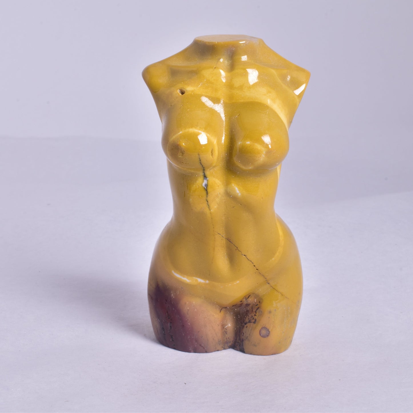 MOOKAITE FEMALE BODY FIGURE CARVING P344