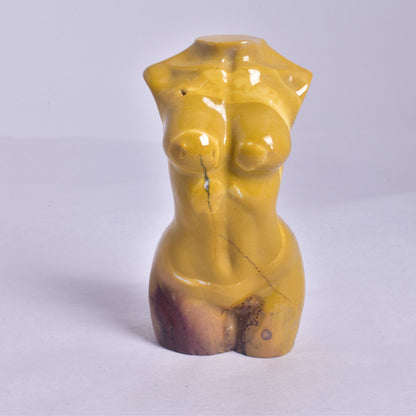 MOOKAITE FEMALE BODY FIGURE CARVING P344