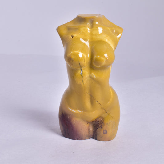 MOOKAITE FEMALE BODY FIGURE CARVING P344