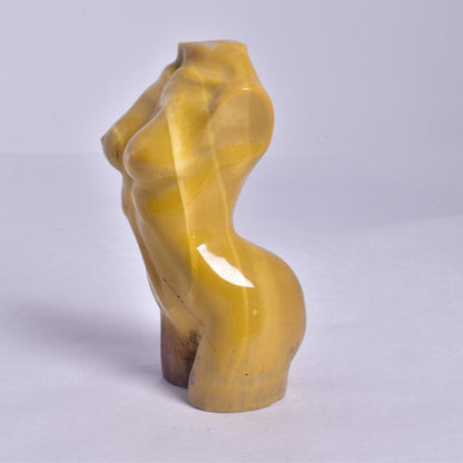 MOOKAITE FEMALE BODY FIGURE CARVING P344