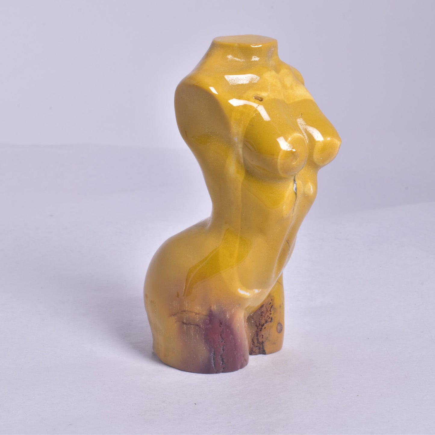 MOOKAITE FEMALE BODY FIGURE CARVING P344
