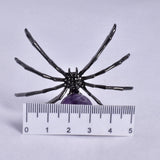 AMETHYST SPHERE ON METAL SPIDER P194