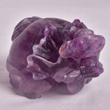 FLUORITE DRAGON TURTLE P540