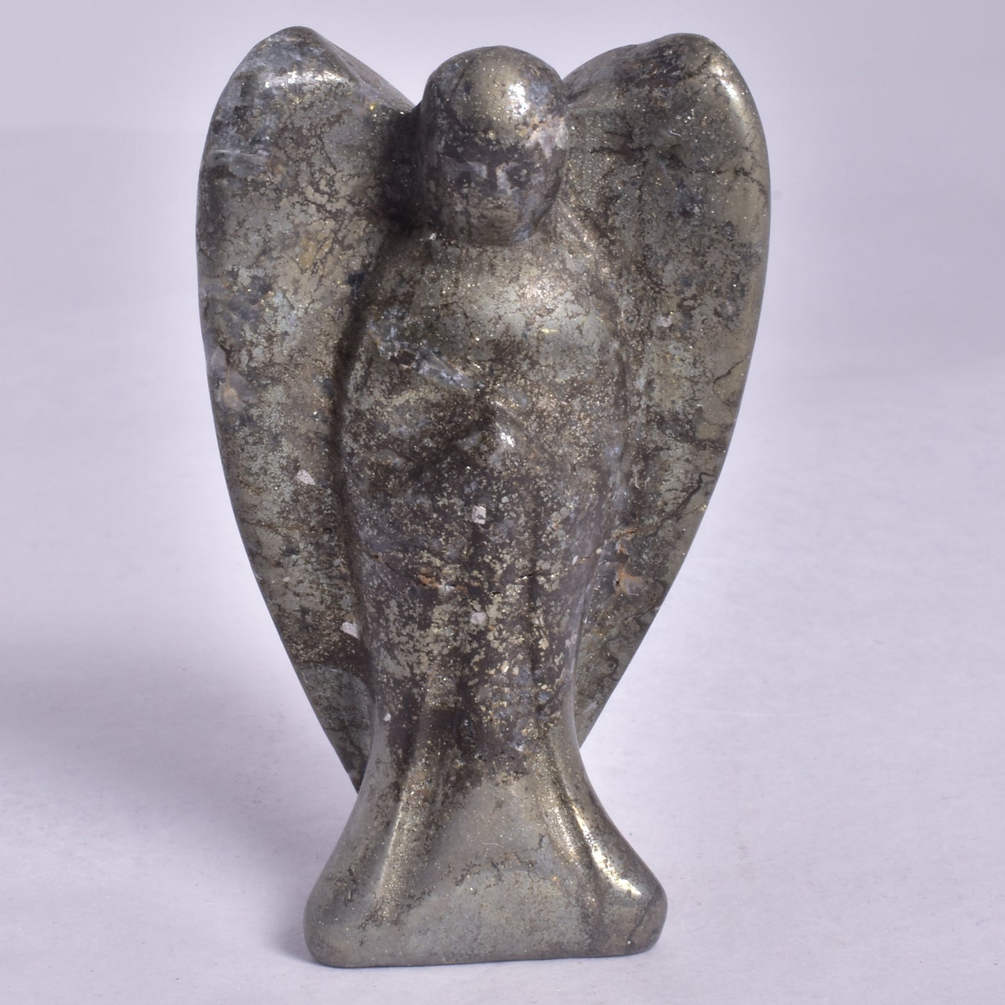 PYRITE ANGEL CARVING P94