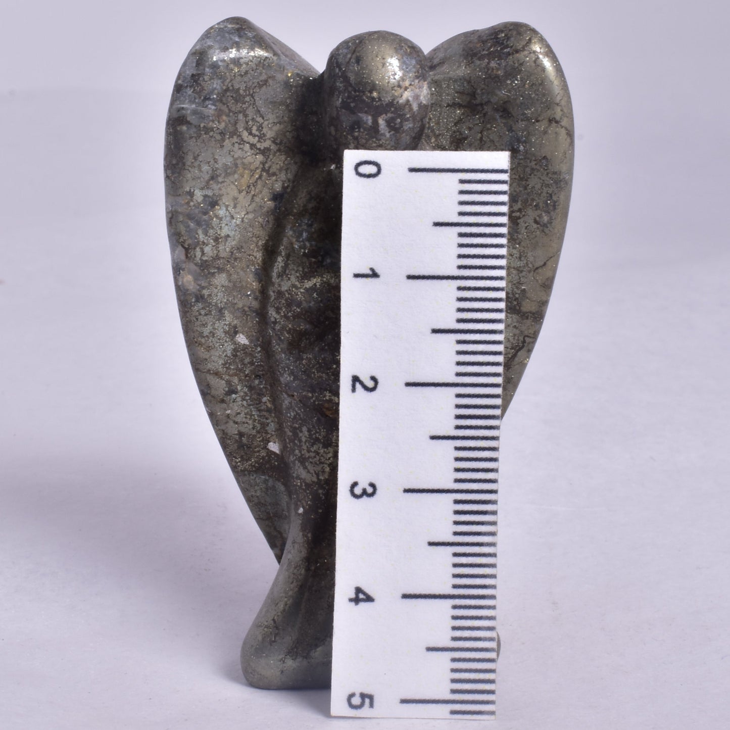 PYRITE ANGEL CARVING P94