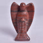 RED JASPER ANGEL CARVING P711