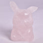 ROSE QUARTZ POKEMON PIKACHU CARVING P600