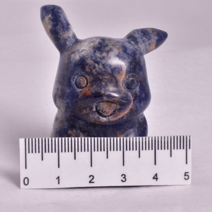 SODALITE POKEMON PIKACHU CARVING P574